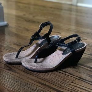 Ralph Lauren Rosalia Wedges. Size 6.5
